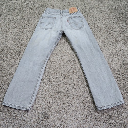 Levis Jeans Boys 10 Regular Gray Slim Straight Leg Red Tab Denim Youth 22x23 - Picture 12 of 16