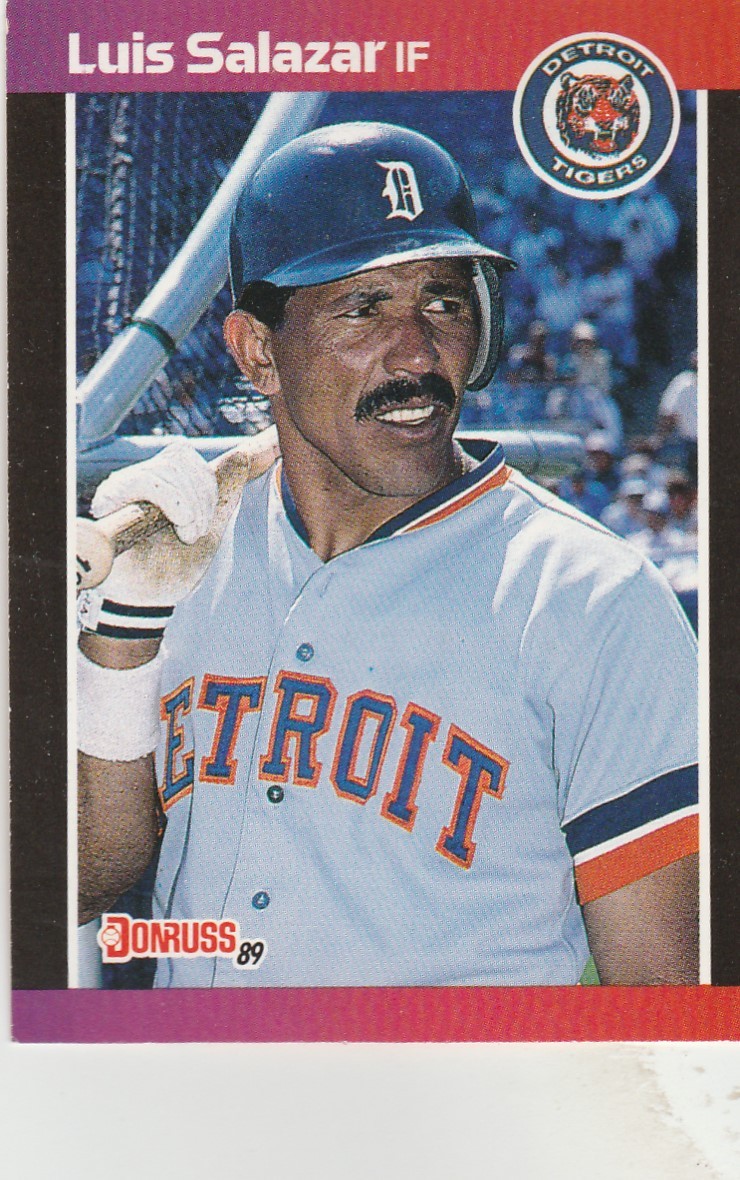 FREE SHIPPING-MINT-1989 Donruss #352 LUIS SALAZAR TIGERS Baseball Card |  eBay