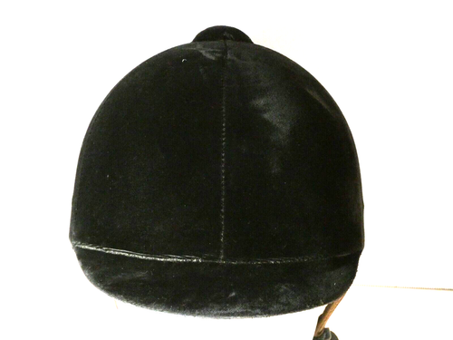 TROXEL Equestrian Riding Helmet Black Velvet Grand Prix Gold? Small - Picture 3 of 8