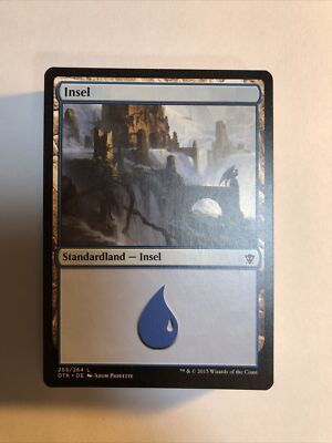 Magic the Gathering 50 x Island / Insel Standard Land Basic in Deutsch MTG