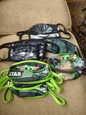 11 STAR WARS Disney Logo Cloth Face Mask - Kids Size