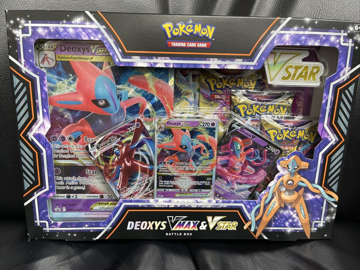 Pokémon TCG To Release Deoxys VMAX & VSTAR Battle Box