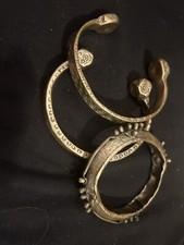 Moroccan 3 Mali Berber Tuareg Tribal African Tuareg Ethnic Bracelets VTG