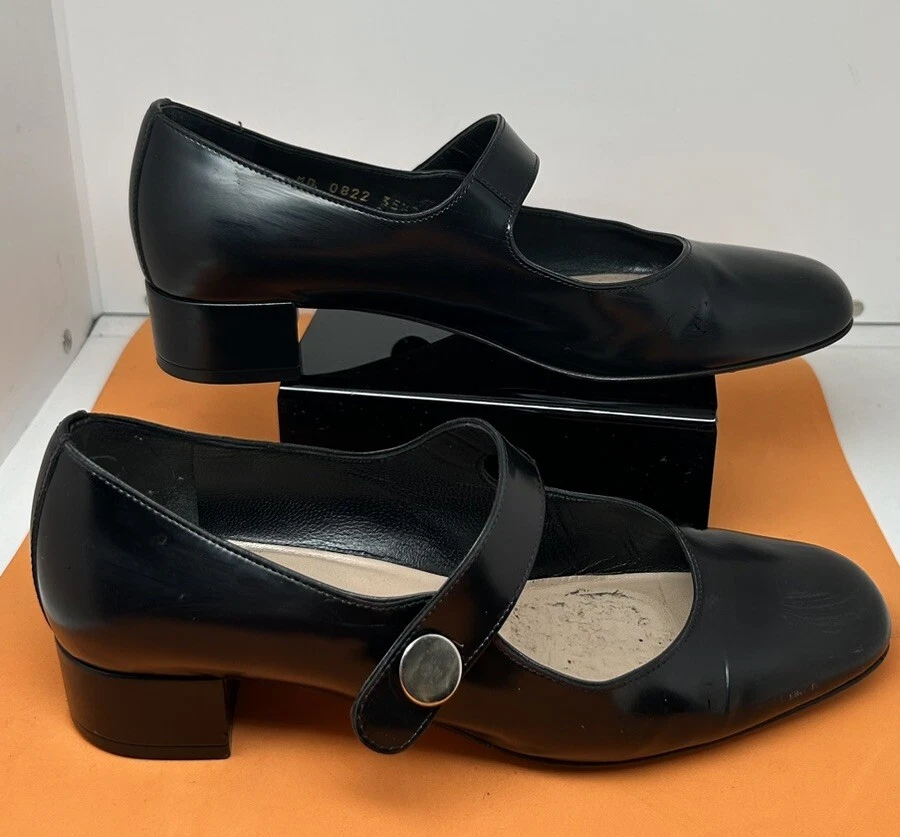 Escarpins Mary Jane en cuir noir Dior D Doll taille 35 1/2 D
