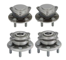 Moog Front & Rear Wheel Bearing and Hub Assemblies Kit For Chrysler Dodge RWD