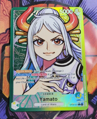 Yamato OP06-022 L Leader Alternate Art One Piece Card English | eBay