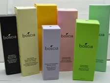 Boscia Booster Serum Vitamin, Purifying Cleansing Gel, Revitalizing Black Charco