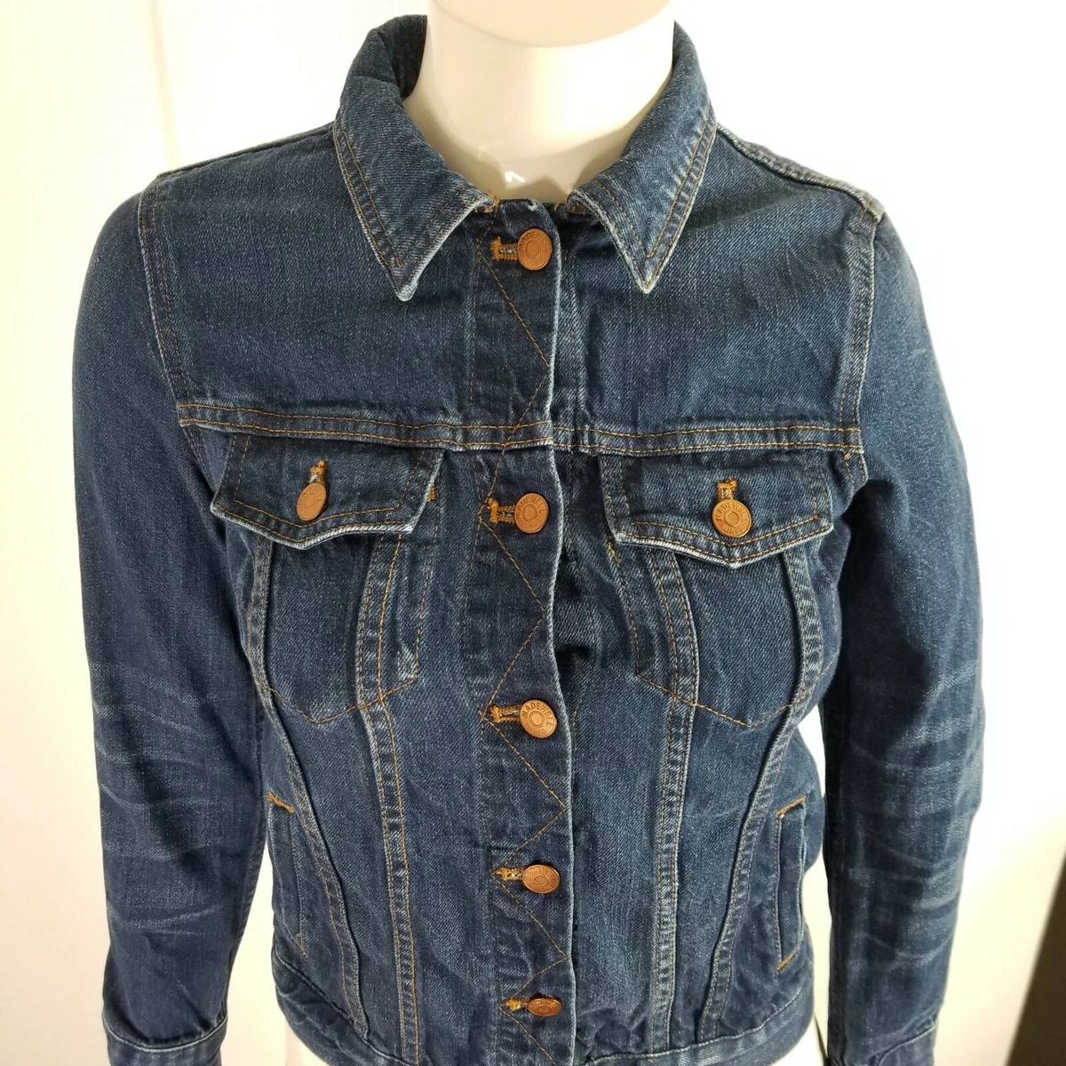 Madewell Denim Jean Jacket Classic in Briarwood Wash Women Size XS