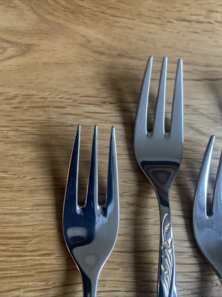 WMF Bologna Cromargan Germany Inoxidable Cubiertos 6 Tenedores de Cocina 15,7 CM - Imagen 2 de 4