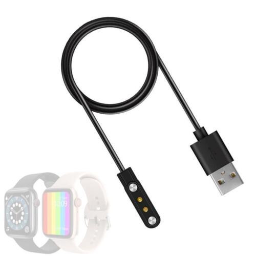 2 pin 4mm Bracelet Charging Cable Smart Watch Magnet Suction Cable Charging E1J9 - Zdjęcie 8 z 14