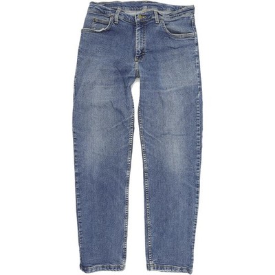 Lee Brooklyn  Herren Blau Straight Regular Stretch Jeans W33 L30 (53405)