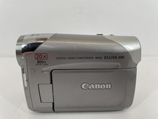 Canon Elura 100 MiniDV Digital Camcorder NTSC 20x Optical 800x Digital Zoom Grey