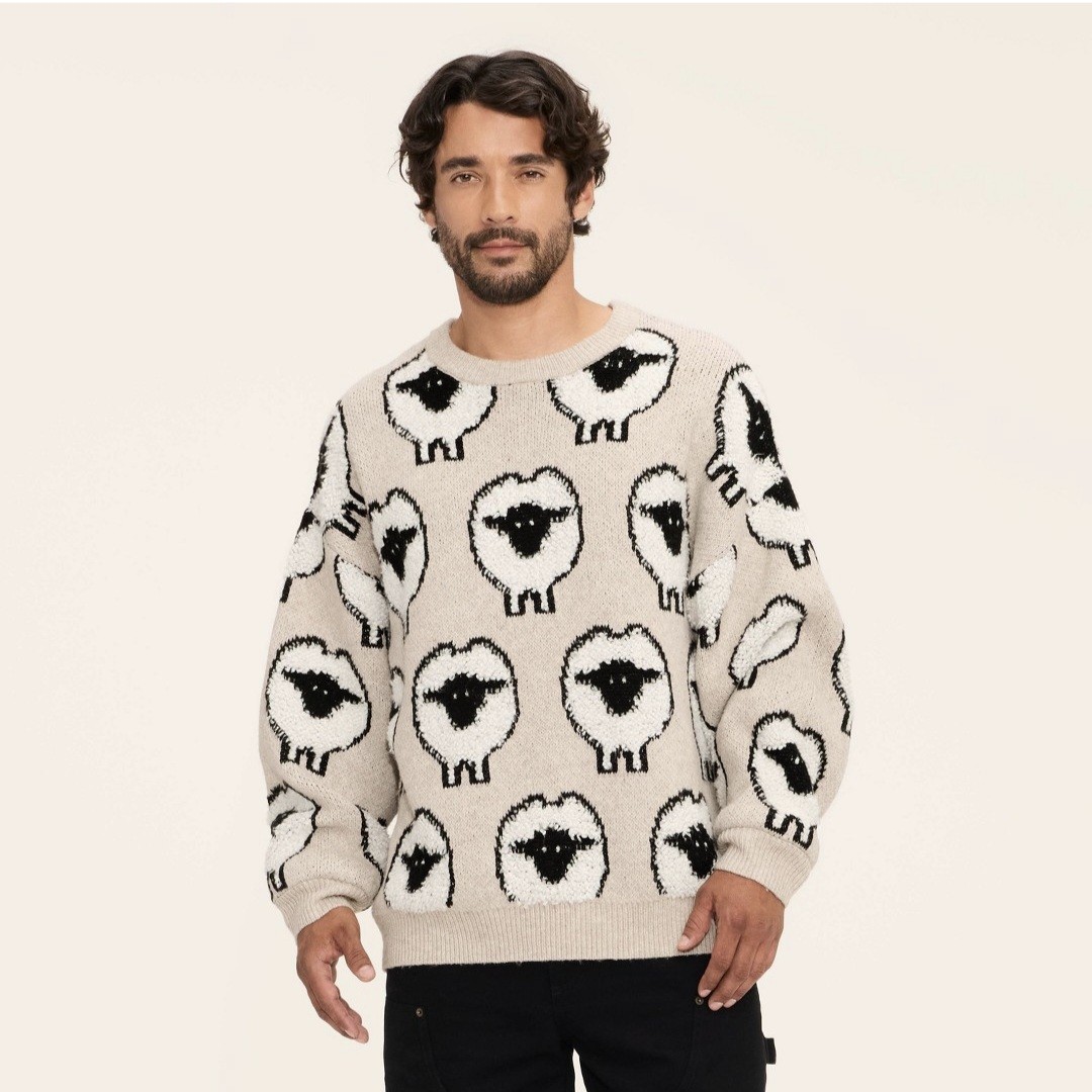 Target × Woolrich - Adult Unisex Sheep Print Pullover Sweater