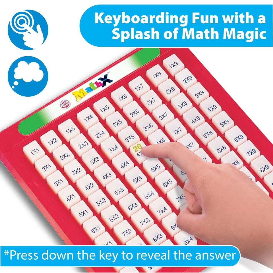 Multiplication Board Game, Push Button Multiplication Machine for Kids 3+, Ki... - Image 3 of 4