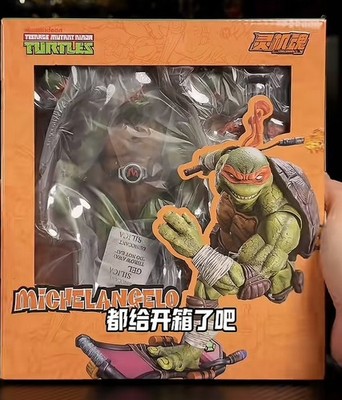 NEW 2pc-LINGJIHUN Ninja Turtles TMNT Donatello & Michelangelo