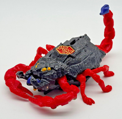 MATTEL MIGHTY MAX STINGS SCORPION BLUEBIRD TOYS VINTAGE 1992 COMPLETE 100%