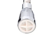 Shower Head Adjustable Shower Spray Fixed Showerhead Chrome Plated 1" Face