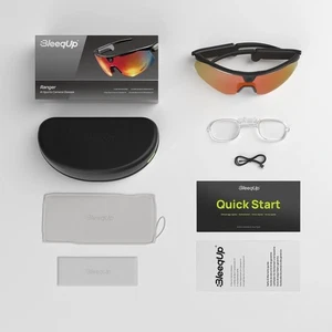Bleequp Ranger AI Smart Glasses with Camera Sports Goggles UV 400 Protection