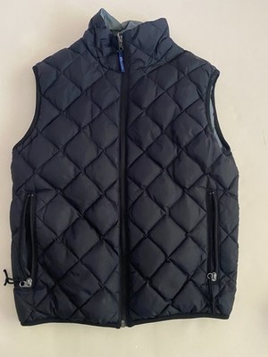 Penfield Goose Down Black Reversible Quilted Vest
