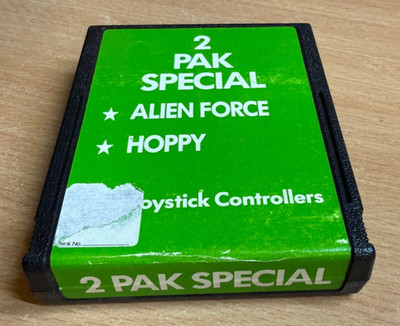 ATARI 2600 - 2 PAK SPECIAL - ALIEN FORCE & HOPPY  ** FREE POST AUS **