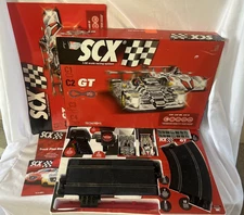 SCX 1:32 Scale Racing System C2 GT Challenge Slot Car Audi R8 & Dome Judd 80760