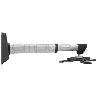 Projector Wall Mount Universal Adjustable Tilt & 360 Degree Swivel 22lbs Silver
