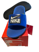 New Little/Big Kids boys 1 NIKE KAWA SLIDES sandals blue