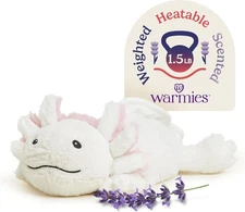 Warmies  Heatable Lavender Scented Axolotl Stuffed Animal Plush  13"