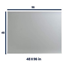 Pacific Arc 48x96 Gray/White Vinyl Board Cover Self Healing/Stain Resistant