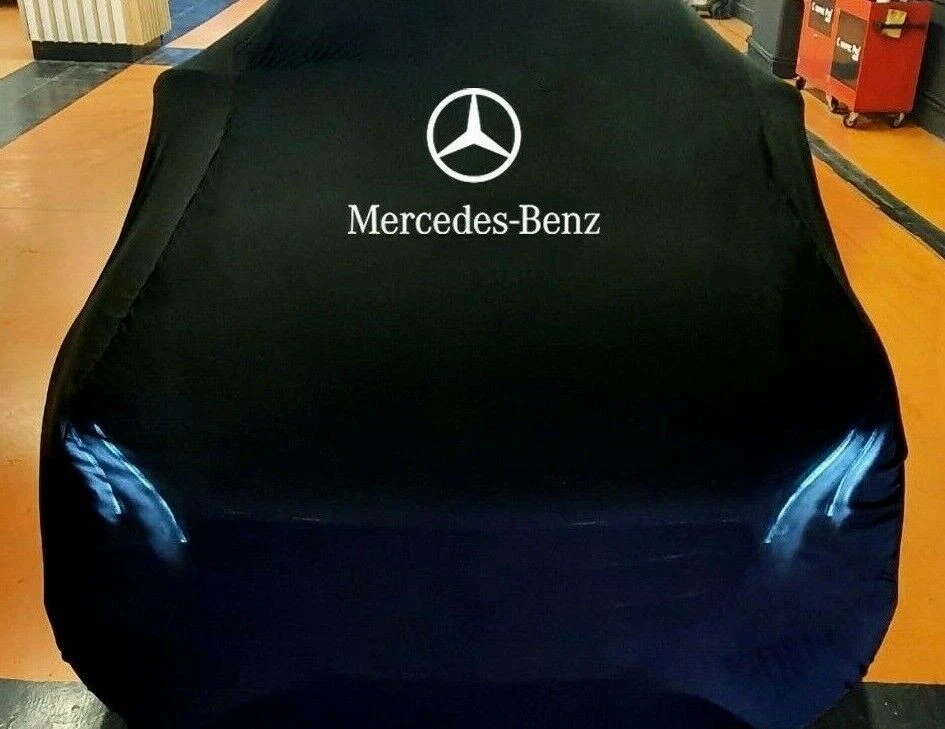 Cubierta de coche negra para Mercedes clase universal a prueba de polvo a prueba de polvo interior coche Foto 2 de 4