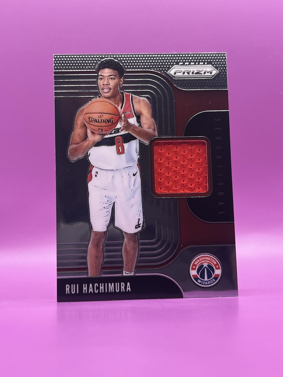2019-20 Panini Prizm Sensational Swatches Jersey Rui Hachimura #SS-RUI Rookie RC