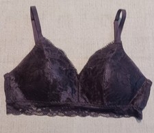 Soma Embraceable Lace Bralette Black Size Medium EUC