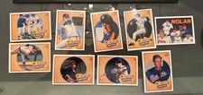 1990 Upper Deck Baseball Heroes NOLAN RYAN 9 Card Set #10-18