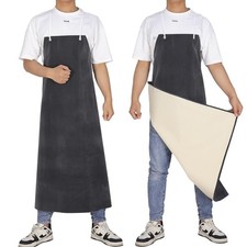 1 PCS Neoprene Apron 35 x 45 Inch Plus Size Rubber Heavy Duty Work Men Fix