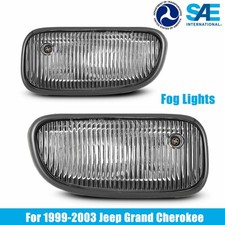 Pair Fog Light For 1999-2003 Jeep Grand Cherokee Replacement Clear Driving Lamp Pair Fog Light For 1999-2003 Jeep Grand Cherokee Replacement Clear Driving Lamp