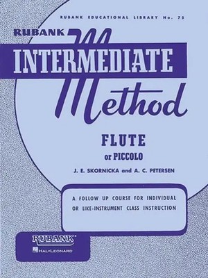 Rubank Intermediate Method: Flute or Piccolo - Flute Music Book - Piccolo...