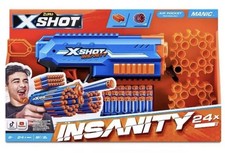 ZURU; X-SHOT INSANITY MANIC BLASTER With 24 Darts