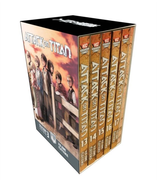 Attack On Titan Season 3 Part 1 Manga Box Set by Hajime Isayama PAPERBACK