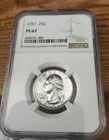 1951 Proof Washington Quarter - NGC PF 67