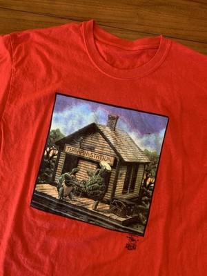 Vintage 2003 Grateful Dead Terrapin Station T-Shirt Mens M/L Kelley Mouse Red