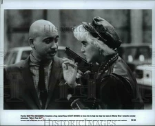 1987 Press Photo Madonna & Coati Mundi in Who's That Girl - cvp35684