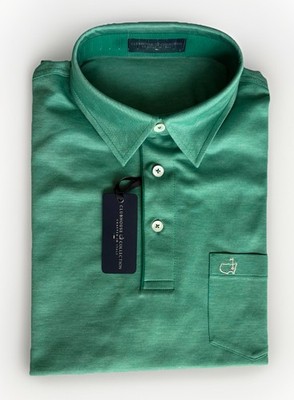 2026 Masters Green Clubhouse Collection Men's Golf Polo Augusta