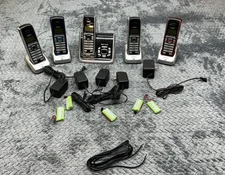 Uniden DECT2080-5 DECT 6.0 Cordless Phone Answering System 5 Handsets Tested