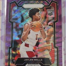 Panini 2024-25 Prizm Jaylen Wells Washington St Purple Wave Rookie #31