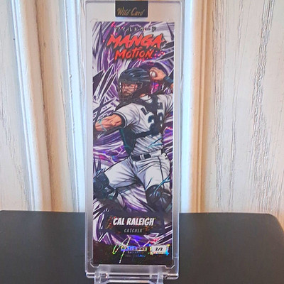 2026 Wild Card Slim Gem Manga Motion Cal Raleigh Auto Seattle Mariners 2/2