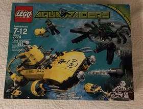 LEGO Aqua Raiders: Crab Crusher (7774) W Box READ Rare 2007 Retired Set