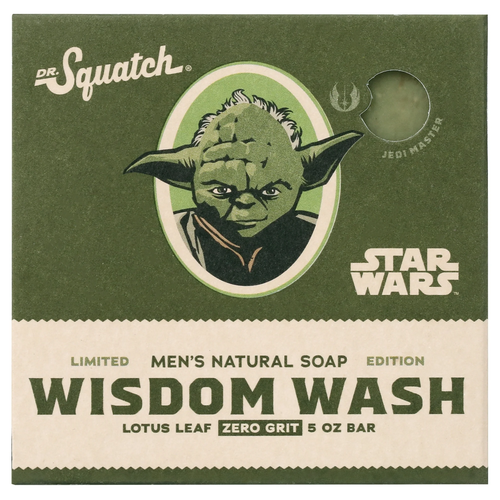 Dr. Squatch x Star Wars Limited Edition Soap Bar 5 Oz Wisdom Wash Yoda - Picture 2 of 9