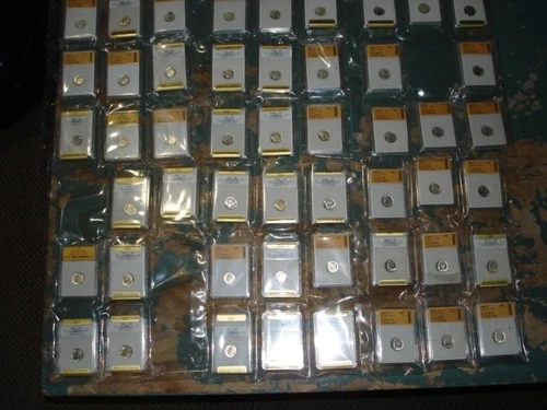 50 uncirculated silver Roosevelt dimes ,