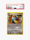 SNORLAX POKEMON PLATINUM PSA 8 #33 RISING RIVALS - POP 11!
