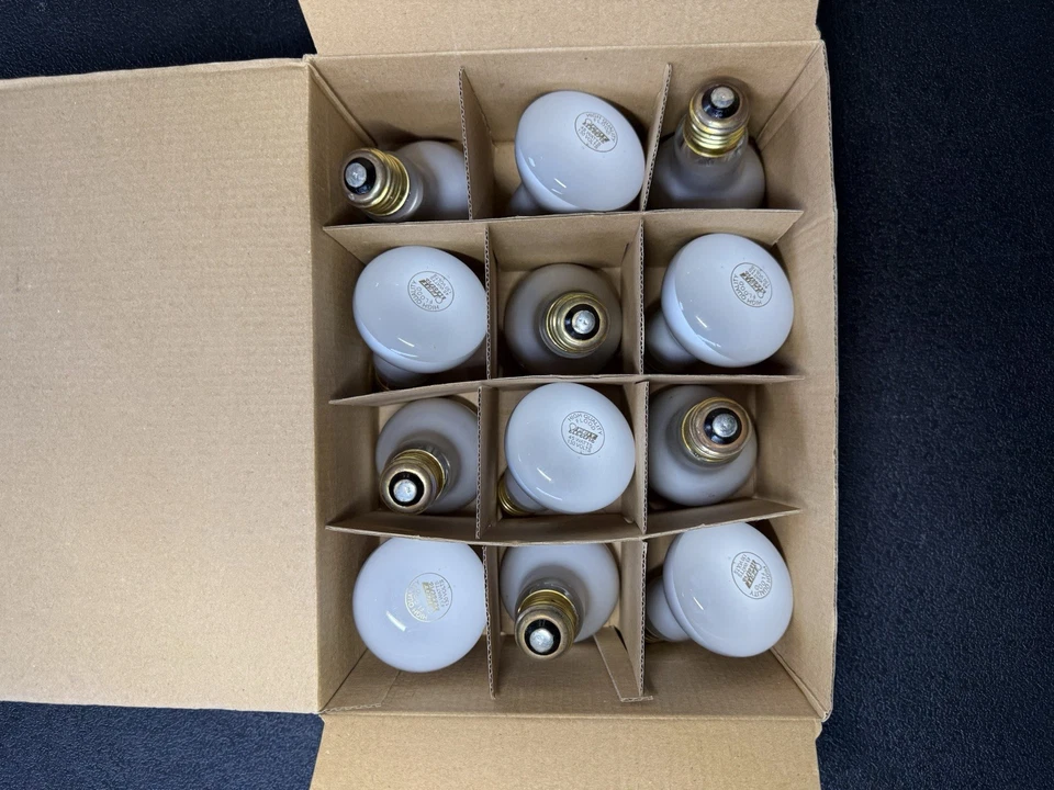 12 PACK - Feit 45W R20 130V Indoor Flood Track Lighting 45R20-130 Maintenance Pk - Image 3 of 4